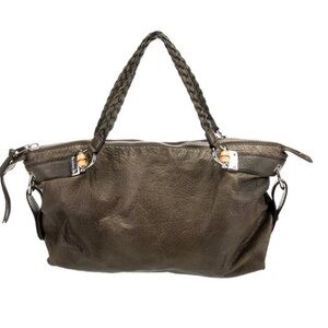 Authentic Gucci Medium Bamboo Bar Shoulder Bag